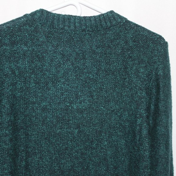 NWT St. John's Bay Knit Blue/Green V-Neck Sweater - Picture 5 of 9